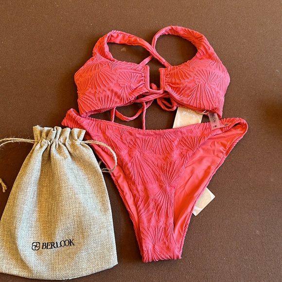 Berlook coral bikini NWT - Picture 6 of 6